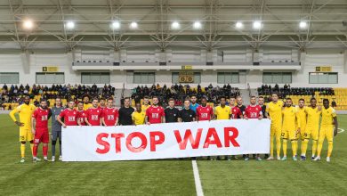 Photo of foto | „Opriți războiul”. Sheriff Tiraspol a protestat față de invazia Rusiei în Ucraina