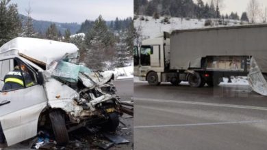 Photo of foto | Un microbuz cu cinci moldoveni, implicat într-un accident în România