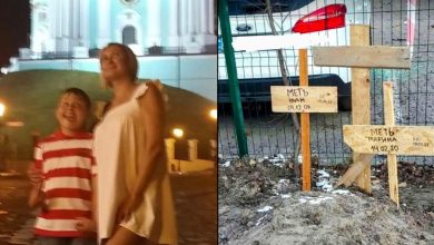 Photo of foto | O mamă și fiul ei, înmormântați în parcarea blocului. Au fost uciși în timp ce încercau să fugă din calea bombelor