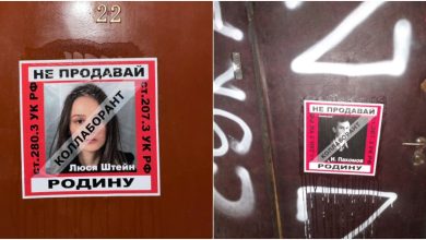 Photo of foto | Opozanții ruși se trezesc cu ușile marcate cu „Z”-uri şi inscripţii antisemite