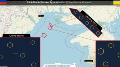 Photo of Imagini din satelit: Nave de desant ale marinei ruse se apropie de coasta ucraineană, lângă Odessa