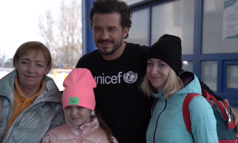 Photo of video | Impresiile lui Orlando Bloom din Moldova, unde a petrecut timpul alături de copiii refugiați din Ucraina