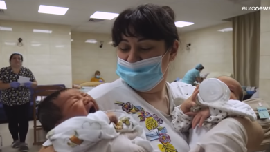 Photo of video | Kiev: Subsolul unei maternități surogat, transformat în orfelinat. Circa 20 de bebeluși nu pot fi luați acasă de părinți