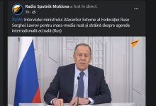 Photo of Radio Sputnik Moldova a difuzat în direct discursul lui Lavrov, în ciuda interzicerii transmiterii programelor rusești în perioada de urgență