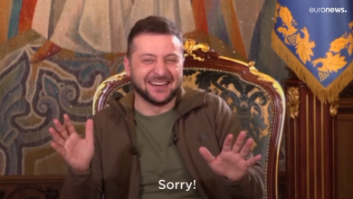 Photo of video | Zelenski a izbucnit în râs la o întrebare a jurnaliștilor: „O prefer pe soția mea”