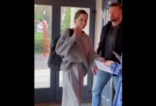 Photo of video | Angelina Jolie, surprinsă într-o cafenea din Lviv