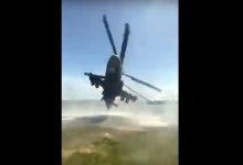 Photo of video | Rușii, cât pe ce să-și prăbușească singuri un elicopter de atac într-un lac