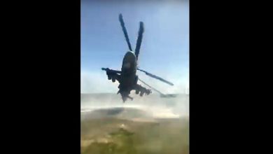 Photo of video | Rușii, cât pe ce să-și prăbușească singuri un elicopter de atac într-un lac