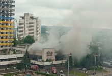 Photo of foto | Incendiu puternic lângă Hotelul Național. Șase persoane au fost evacuate