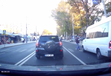 Photo of update | Scenă NO COMMENT pe str. Ion Creangă din Chișinău. Poliția: Asemenea comportament în trafic e inacceptabil