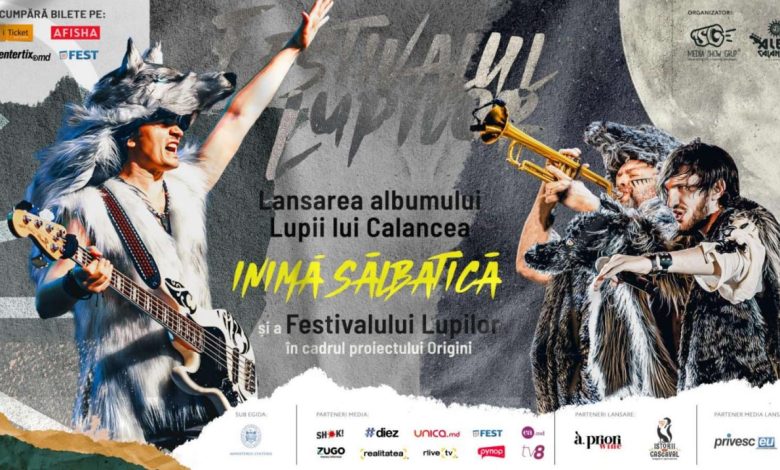 Photo of foto | Albumul Lupilor lui Calancea „Inimă Sălbatică” și Festivalul Lupilor, parte din Origini au fost prezentate online cu multe evenimente în Moldova și România în vara-toamna acestui an