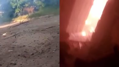 Photo of video | „Nu scăpăm de aici”. Imagini șocante cu soldați ruși prinși într-un depozit de muniție care a luat foc
