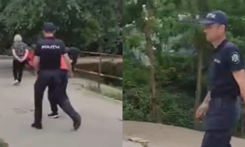 Photo of video | Momentul în care un polițist stropește cu gaze lacrimogene doi bărbați în scuarul Gării Feroviare. Reacția IGP