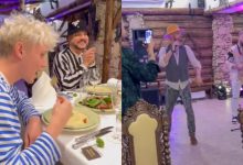 Photo of video | Au gustat bucate tradiționale și au dansat pe muzica SunStroke Project. Cum s-au distrat în R. Moldova Kirkorov, Dava și Dmitrienko