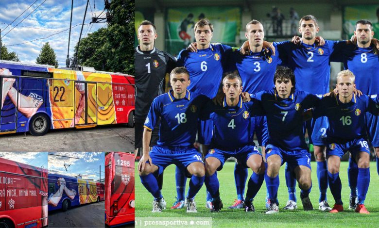 Photo of foto | Noua armură a echipei naționale de fotbal, aplicată pe un troleibuz din capitală. Pe care rută poate fi văzut