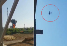 Photo of video | Armata ucraineană a sacrificat o dronă de mari dimensiuni pentru a lovi o rafinărie de pe teritoriul rusesc
