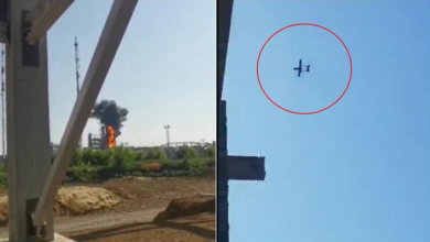 Photo of video | Armata ucraineană a sacrificat o dronă de mari dimensiuni pentru a lovi o rafinărie de pe teritoriul rusesc
