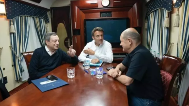Photo of video | Macron, Scholz și Draghi au ajuns cu trenul la Kiev