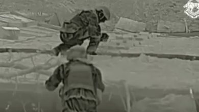 Photo of video | Ucrainenii au aruncat în aer un pod de pontoane construit de ruși pentru forțarea unui râu în Lugansk