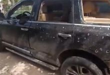 Photo of video | Mașina unui „colaborator al Rusiei” a fost aruncată în aer în regiunea Herson. Bărbatul a suferit răni ușoare