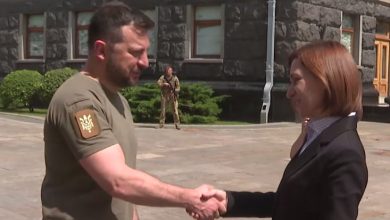 Photo of video | Zelenski a întâmpinat-o pe Sandu la Kiev: „Avem nu doar o graniță comună, ci și valori și aspirații”