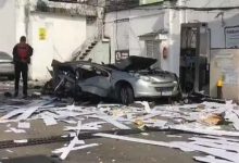 Photo of video | Moment terifiant într-o benzinărie: o mașină a explodat în timpul alimentării