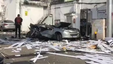 Photo of video | Moment terifiant într-o benzinărie: o mașină a explodat în timpul alimentării