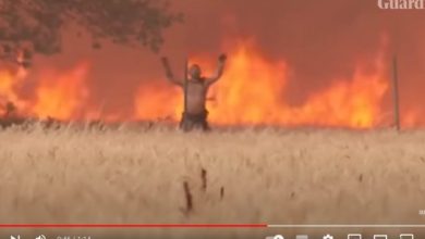 Photo of video | Spania, cuprinsă de flăcări: Un bărbat a fugit din calea incendiului cu hainele arzând pe el