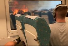 Photo of video | Momentul în care pasagerii unui tren din Spania văd că sunt înconjurați de flăcări: A fost o chestiune de secunde