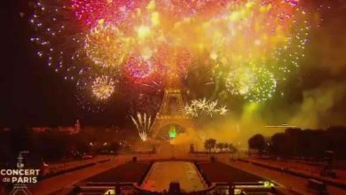 Photo of video | De ziua Franței, au fost lansate focuri de artificii pentru susținerea Ucrainei