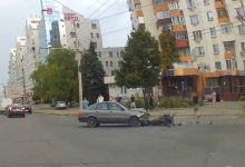 Photo of video | Un motociclist ar fi fost lovit de un Audi la Botanica. Precizările autorităților