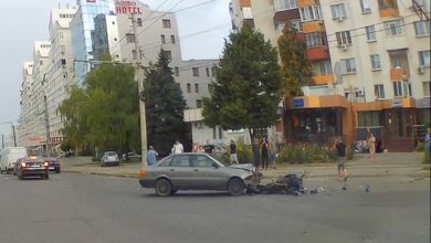 Photo of video | Un motociclist ar fi fost lovit de un Audi la Botanica. Precizările autorităților