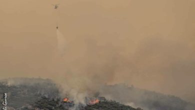 Photo of foto | Incendiu uriaș în Thassos, în apropiere de o plajă frecventată de foarte mulţi turişti