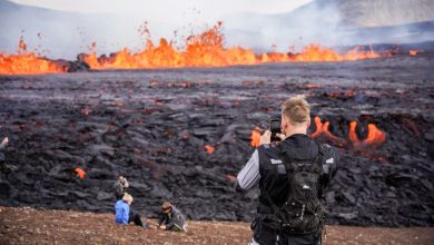 Photo of video, foto | Un vulcan din Islanda a erupt cu jeturi de lavă și gaze toxice emise în atmosferă