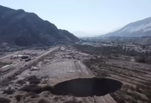 Photo of video, foto | Un crater gigantic cu un diametru de peste 25 de metri a apărut peste noapte în Chile