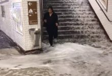 Photo of video | În Paris a plouat într-o oră cât într-o lună. Metroul a fost închis după ce apa s-a scurs pe scări și a inundat oamenii aflați acolo