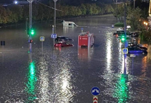 Photo of video | O ploaie puternică a făcut ravagii în Chișinău: Mașini și străzi inundate