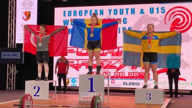 Photo of Halterofila Anastasia Ceornopolc a cucerit trei medalii la Campionatul European Under 15