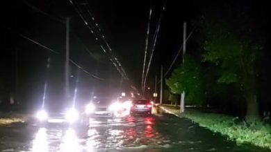 Photo of video, update | Rând kilometric de troleibuze pe strada Muncești. Se circulă greu din cauza inundațiilor