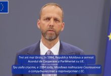 Photo of video | Ambasadorul UE, de Ziua Independenței: ,,R. Moldova sărbătorește pentru prima data independența ca stat candidat la aderarea la UE”