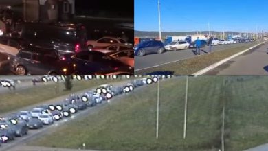 Photo of foto, video | Bărbații părăsesc în masă Rusia. Cozi kilometrice la aproape toate vămile: „Nu vreau să fiu carne de tun”