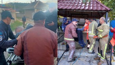 Photo of foto | Un bătrân a fost salvat de pompieri dintr-o fântână. Căzuse la o adâncime de 17 metri