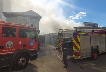 Photo of update, foto, video | Incendiul de la Piața Centrală: Nouă autospeciale, la fața locului. Suprafața afectată