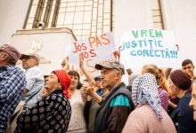 Photo of foto | „Jos Maia Sandu” și eliberarea Marinei Tauber. Partidul Șor a organizat un protest în fața Președinției