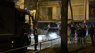 Photo of foto | Incendiu în fosta clădire a Oficiului Stării Civile de la Botanica. Noaptea trecută a fost cuprinsă de flăcări