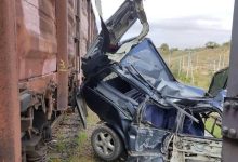 Photo of update | Mașină boțită de tren la Giurgiulești: Activitatea punctului vamal a fost sistată, după care reluată