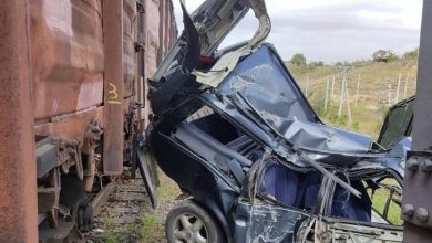 Photo of update | Mașină boțită de tren la Giurgiulești: Activitatea punctului vamal a fost sistată, după care reluată