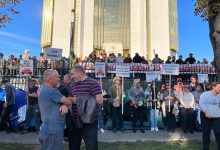 Photo of video | De la protest la penitenciar. A fost reținut un manifestant activ care se eschiva de la executarea pedepsei cu închisoarea