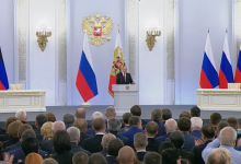 Photo of video | La Kremlin are loc ceremonia de anexare a celor patru regiuni ucrainene. Putin: Oamenii și-au făcut alegerea