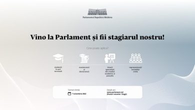 Photo of Ești student în an terminal? Parlamentul lansează un nou program de stagii pentru tineri